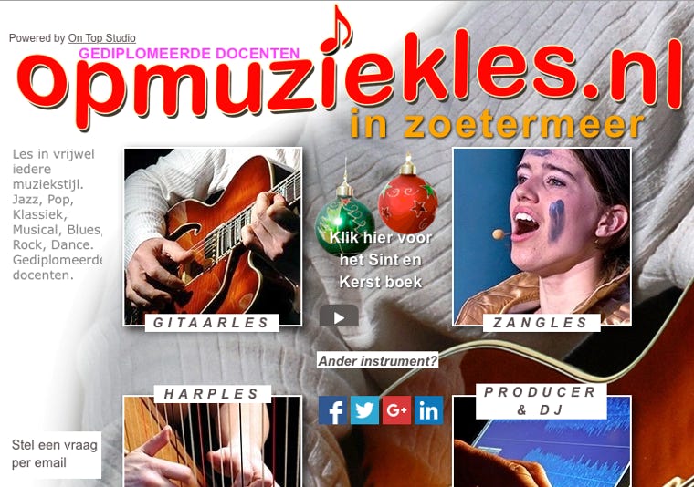 Gitaarles, Harples, Zangles, DJ-les